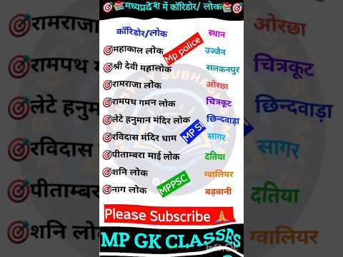 MP GK SHORT|MP gk Tricks|Madhya pradesh Gk|Mp News|MP Question| #mpgk #gk #mppsc