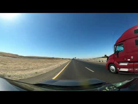 360 Driving Time-lapse - Los Angeles--San Francisco--Dillon Beach. I-5