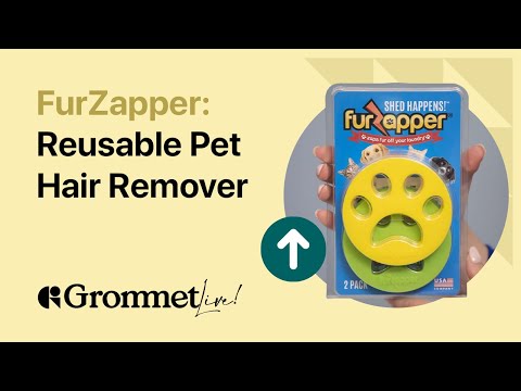 Keep Clothes Fur-Free with FurZapper Pet Hair Remover | Grommet Live