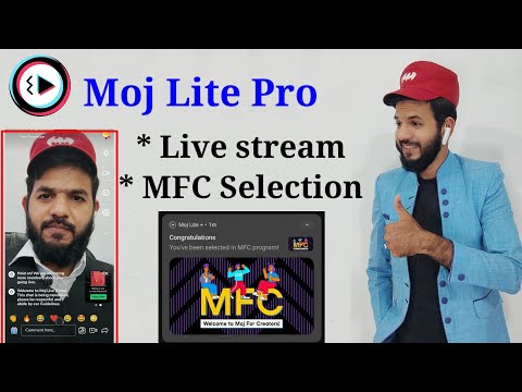 Moj lite Live streaming kaise kare | moj live kaise milenga | mfc selection 100%  | moj Onboarding