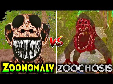 ZOOCHOSIS VS ZOONOMALY : All Jumpscares in FULL BRIGHT MODE Comparison (Showcase)