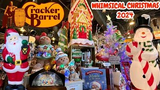 Cracker Barrel Whimsical Christmas 2024 Decor Store Walkthrough (Blow Molds, Santa)