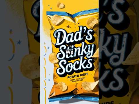 Dad's Stinky Socks Flavored Chips! Dare to Try!