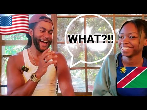 NAMIBIAN GIRLS 🇳🇦 THOUGHTS ON AMERICANS| AFRICA SLANG @Kenganda