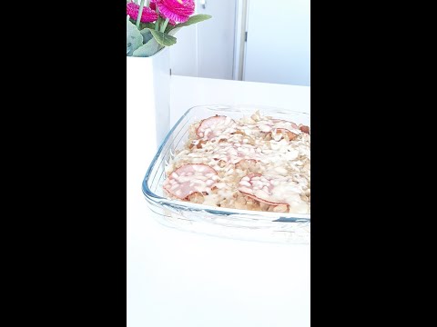 GRATIN DE PATES JAMBON-FROMAGE🧀 | HAM AND CHEESE PASTA GRATIN🥩 #Short