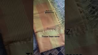 Tissue Linen sarees #SareeNotSari #SareeLove #SareeStory #SareeFashion#SareeDiaries