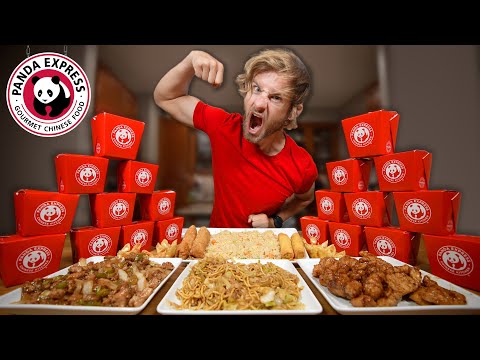 Eating EVERY Item On The Panda Express Menu!