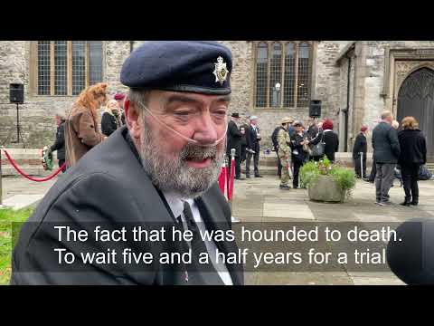 Military funeral for Troubles veteran Dennis Hutchings from Cornwall