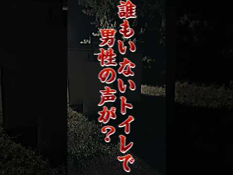 【心霊】ゾッとした声　心霊スポットユーチューバー最新　心霊スポットにある公衆トイレ　気配がしてる #女性心霊youtuber #心霊　＃やらせなし#心霊動画  #心霊映像 #女性心霊youtuber