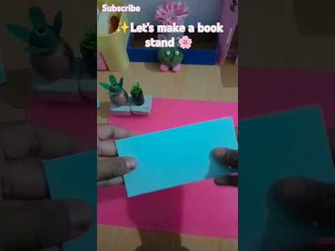 ✨Making book stand ✨🌸#craft #diy #crafterpihu