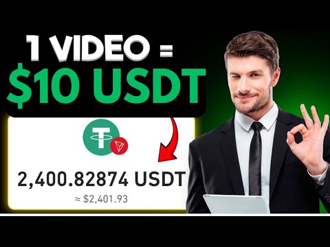 Watch 1 Video and withdraw $10 USDT 🤑 | USDT Earning Site 2024 | USDT Mining Site 2024