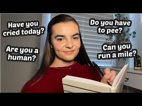 ASMR Asking You 200 EASY Personal Yes or No Questions