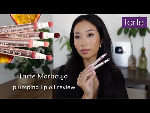 Tarte maracuja juicy plumping lip oil review