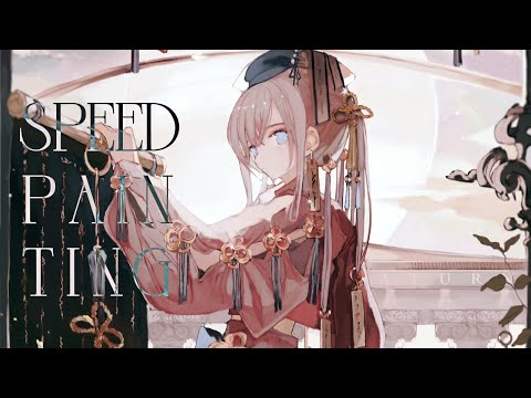 イラストメイキング - No.1567 / 250倍速 字幕解説＆レイヤー☽  speed painting