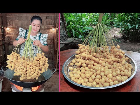 Yummy Date fruit cooking with unique style - Cooking with Sreypov