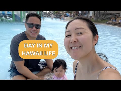 Family Day in Hawaii and Baby's First Swimming Experience!