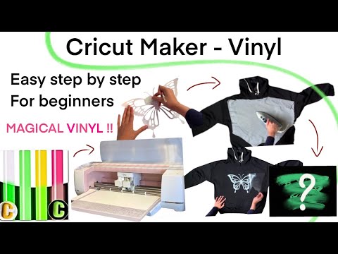 Cricut Iron-on T-Shirt Tutorial - Beginner Friendly! Heat Transfer Vinyl With Cricut Maker Settings