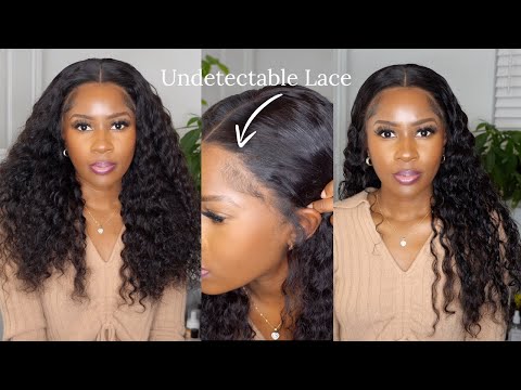 Deep Wave Middle Part Wig With REAL Hairline Out!! This Wig Come's Ready To Wear!! @hermosahair