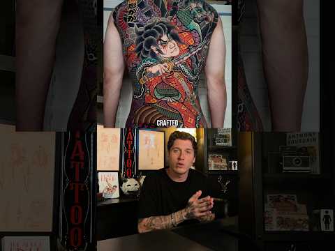 Patterned Irezumi ✍🏾 Artist: Horikaka Seoul• IG: horikaka #shortvideo