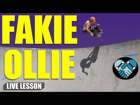 How to Fakie Ollie in Transition