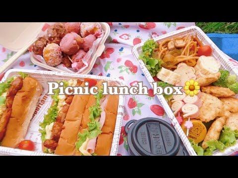 [Vlog] Make a picnic lunch and cute sweets and go out 🌷