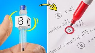 BEST SCHOOL HACKS & CRAFTS THAT MAKE STUDYING EASY! 🏫