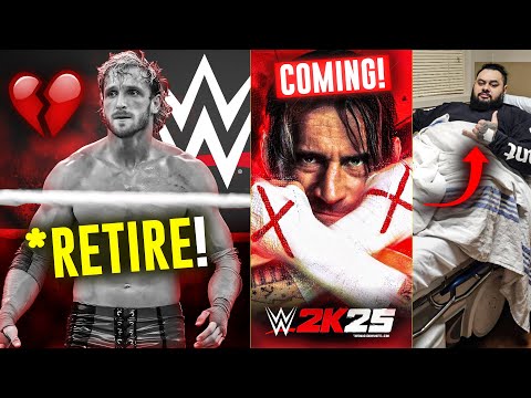 OMG! Logan Paul RETIRED From WWE 💔😲| WWE 2K25 Ft CM Punk?, Bronson Reed SERIOUS INJURY | WWE News