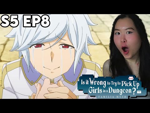 AIS SAVED BELL!!!😭❤️ DanMachi Season 5 Episode 8 Reaction & Review