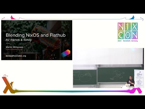 NixCon2023 Blending NixOS with Flathub for friends and family