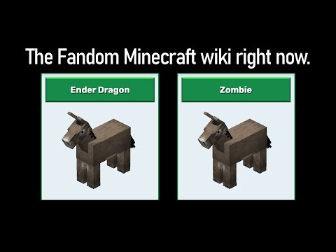 People are vandalising the Minecraft Fandom Wiki and it's hilarious.