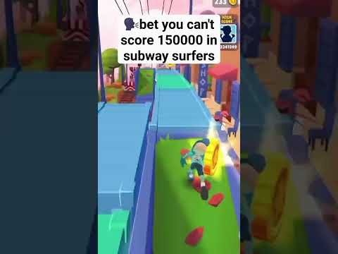 scoring 150000 score on subway surfers. #subwaysurfers #subway #games #gaming #fun #viral