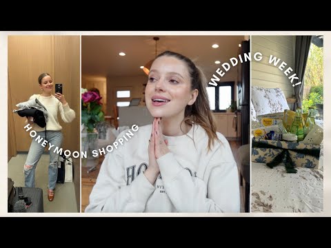 VLOG: shopping for the honeymoon,  trying new therapy + IT IS WEDDING WEEK!