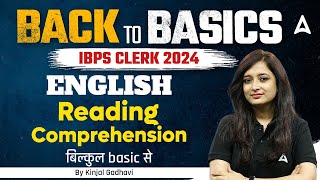 Reading Comprehension in English Grammar | Bank to Basics English for Bank Exam 2024 | By Kinjal Mam