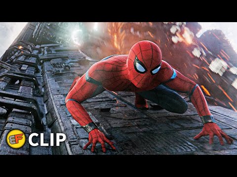 Iron Man & Spider-Man Board Ebony Maw's Ship | Avengers Infinity War (2018) IMAX Movie Clip HD 4K