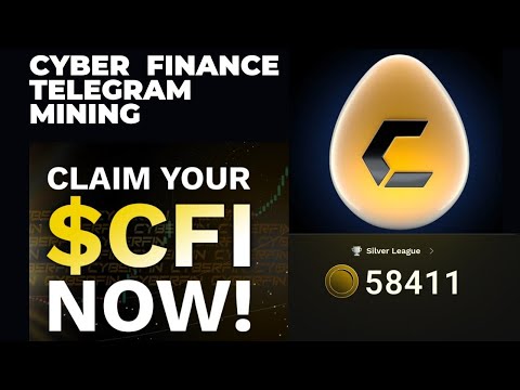 Cyber Finance Mining on Telegram | Farm CFI Tokens Free Every 1 Hour | Boost Timer to 8 Hours