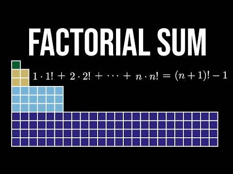 A Factorial Sum Produces the Factorial Number System (visual proof)