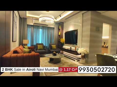 2 BHK for sale in Airoli @ 1.17 cr in a complex with amenities | 9930502720