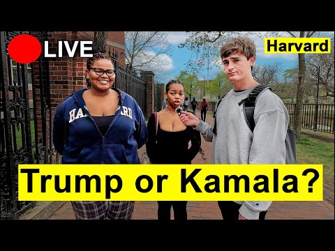 IRL Asking Harvard Students Who They Are Voting for