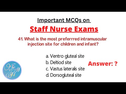 Staff Nurse Exams Important MCQs with answers_Part 1