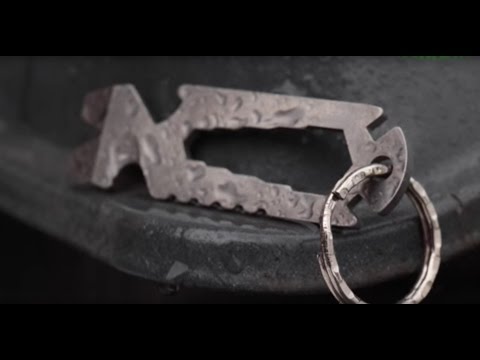 EDC Multi-Tool: Schrade SCPT1 Pry Tool, Strap Cutter, Wrench, Bottle Opener - Best Key Chain Tool