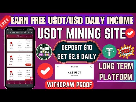 🔥New Usdt Earning Site | Earn Free Usdt | Best Usdt Investment Site | New Trx Earning Site 2024💯