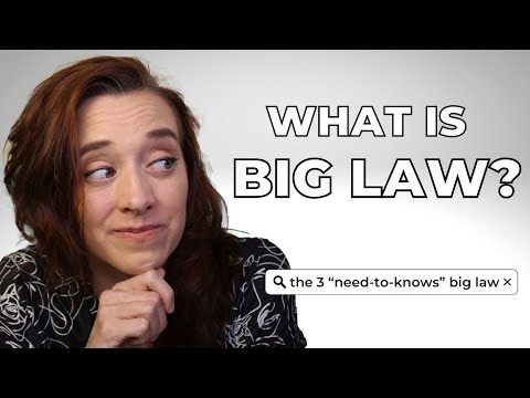 So...what is big law?