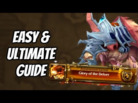 HOW TO COMPLETE THE GLORY OF THE DELVER ACHIEVEMENT & HOW TO GET THE IVORY GOLIATHUS MOUNT: WOW