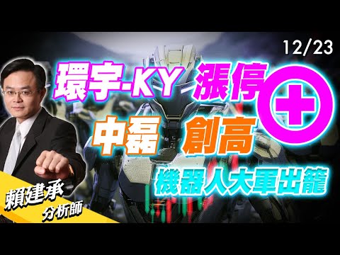 #環宇-KY 漲停 #中磊 創高! #機器人 大軍出籠，誰是首領!｜ 賴建承 分析師 2024/12/23