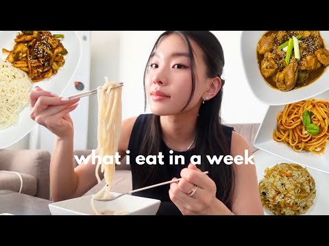 what i eat in a week (simple homemade meals)