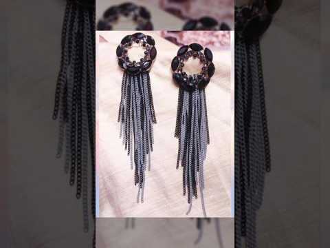 top stylish long chain earrings design/#youtubeshorts #earrings #jewellery #fashion #partywear #new