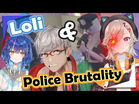 Arusan recruited a loli for Gyaru Cafe, got police brutality【Holostars EngSub】