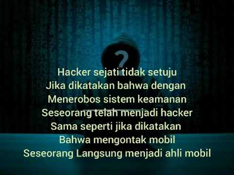 Ciri & tantangan hacker asli