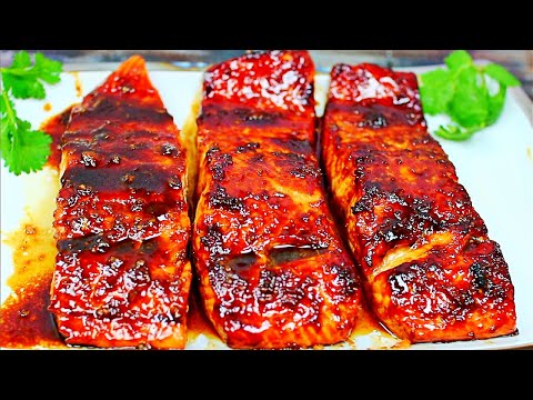 Easy Teriyaki Glazed Salmon - Baked Salmon Recipe