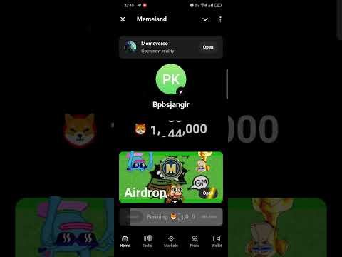 memeland airdrop view this video all airdrop process